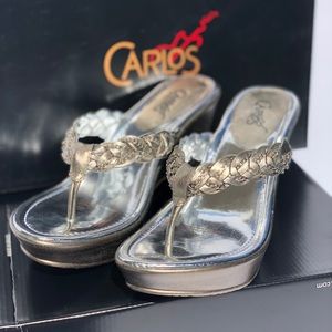 Carlos by Carlos Santana Silver Platform/ Wedge
